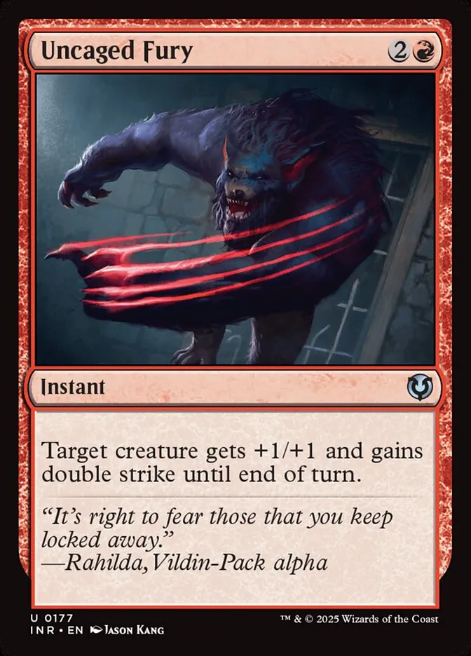Uncaged Fury Front Face