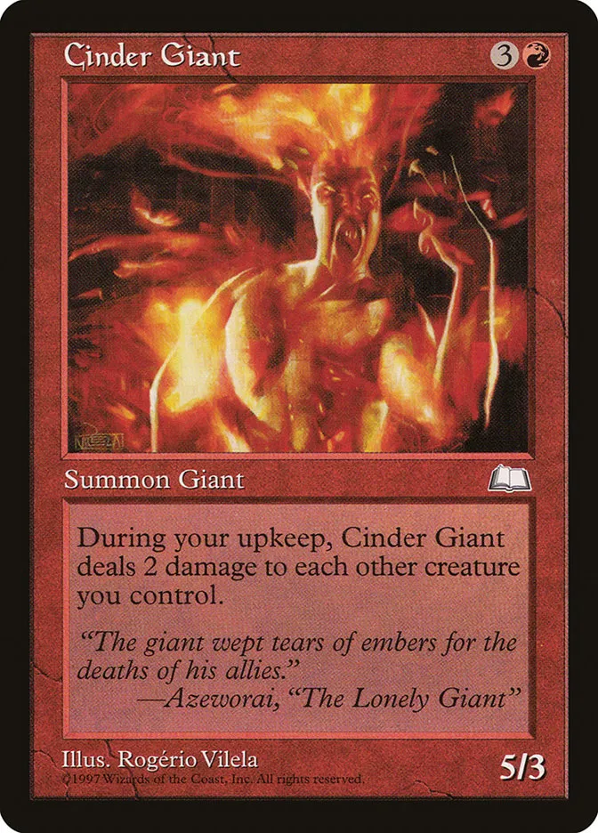 Cinder Giant Front Face