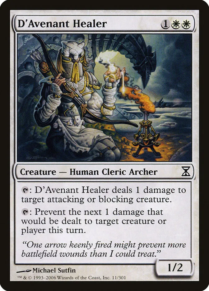 D'Avenant Healer Front Face