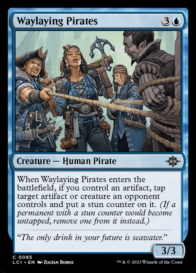 Waylaying Pirates Front Face