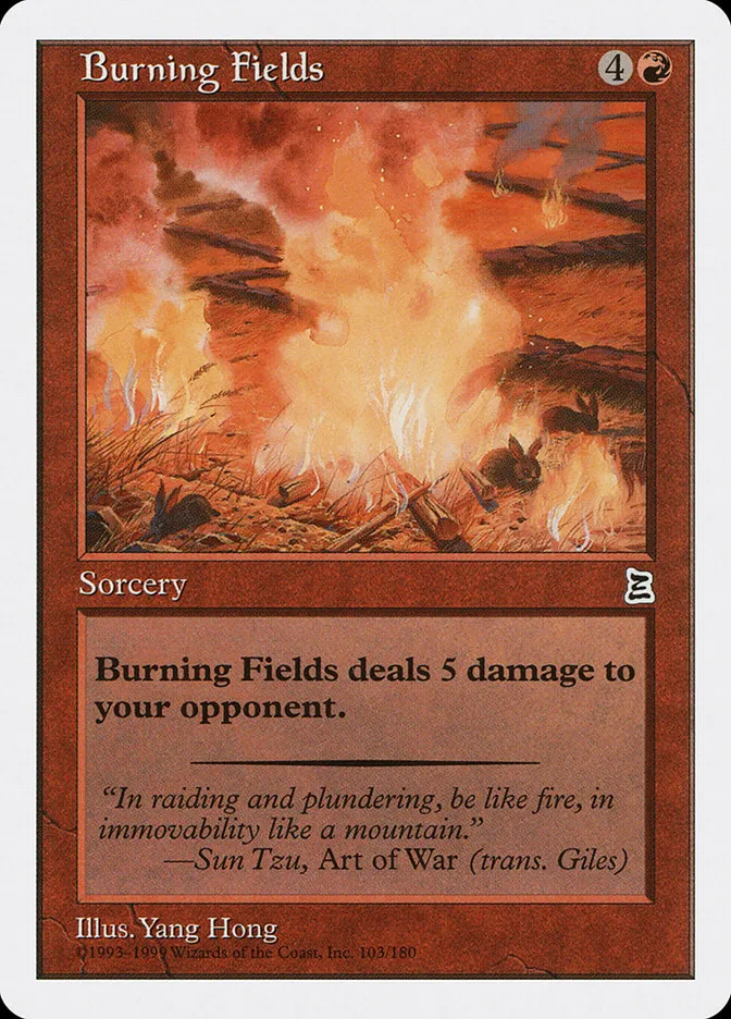 Burning Fields Front Face