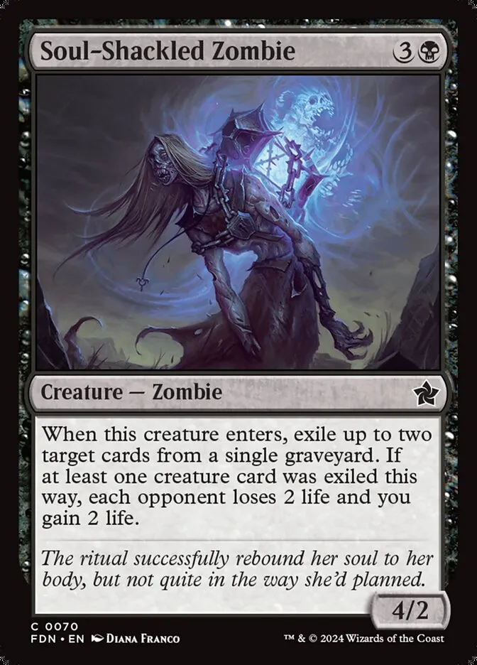 Soul-Shackled Zombie Front Face