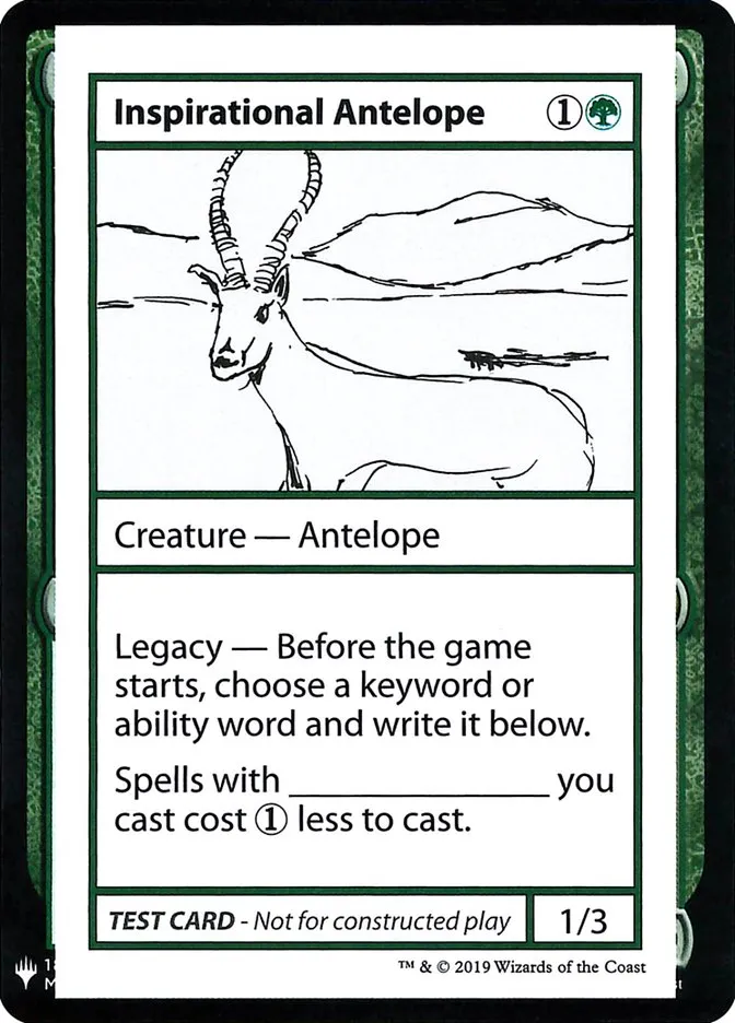 Inspirational Antelope Front Face