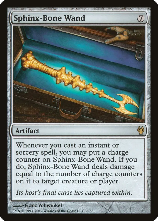 Sphinx-Bone Wand Front Face