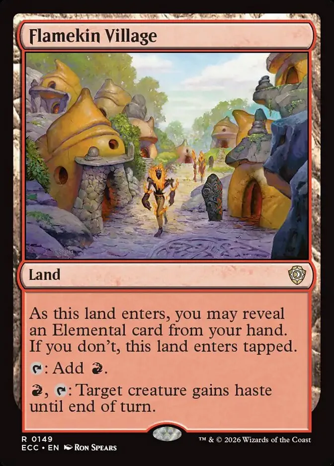 Flamekin Village Front Face