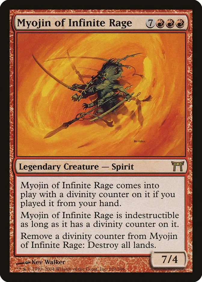Myojin of Infinite Rage Front Face
