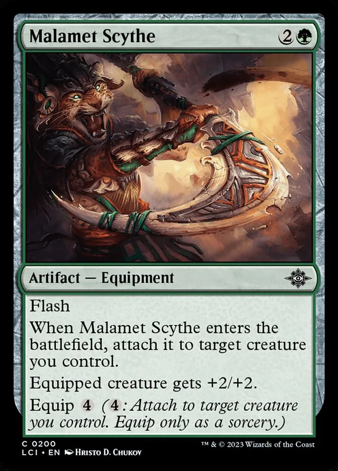 Malamet Scythe Front Face