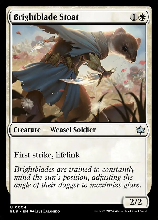 Brightblade Stoat Front Face