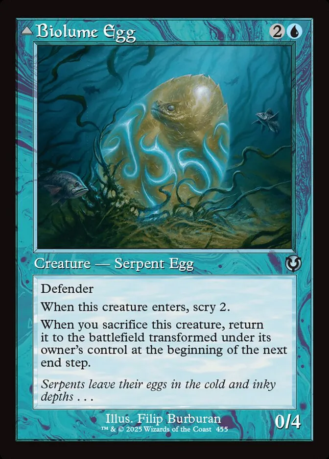 Biolume Egg // Biolume Serpent Front Face