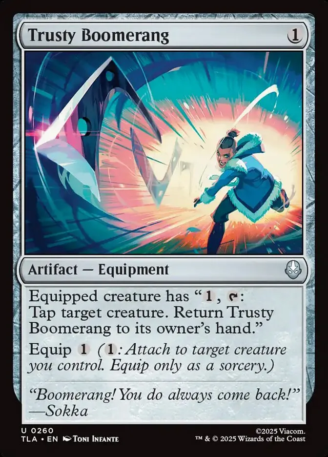 Trusty Boomerang Front Face