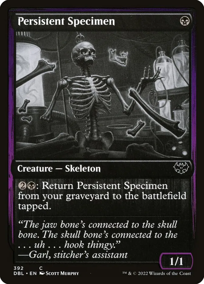 Persistent Specimen