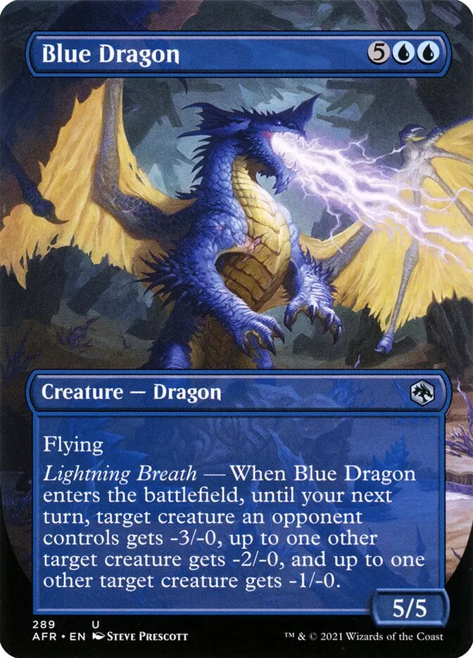 Blue Dragon Front Face
