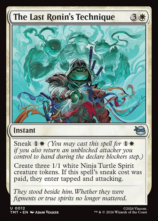 The Last Ronin's Technique Front Face