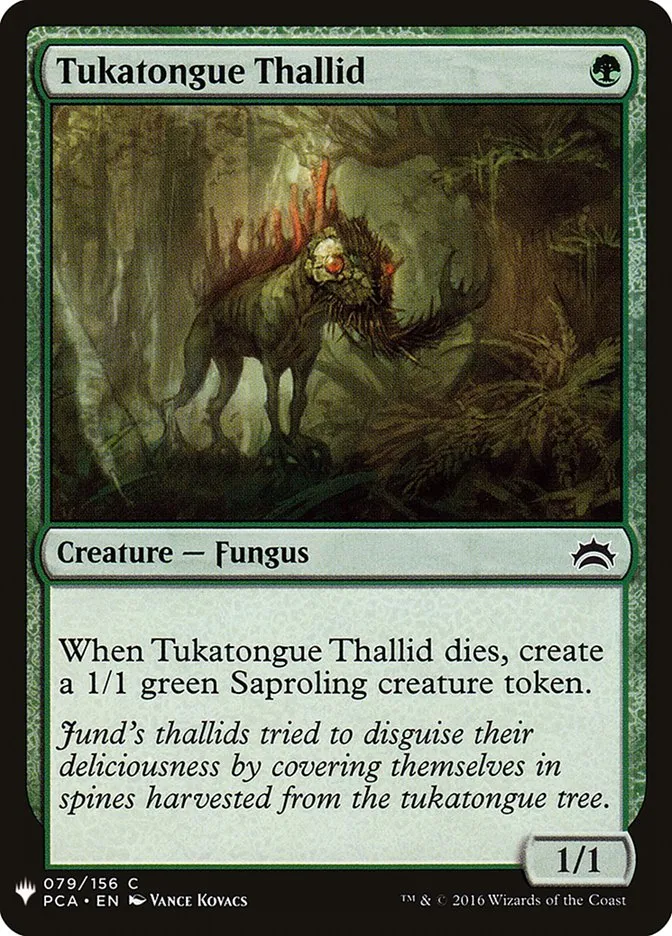 Tukatongue Thallid Front Face