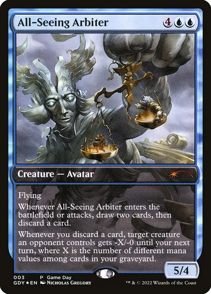 All-Seeing Arbiter Front Face