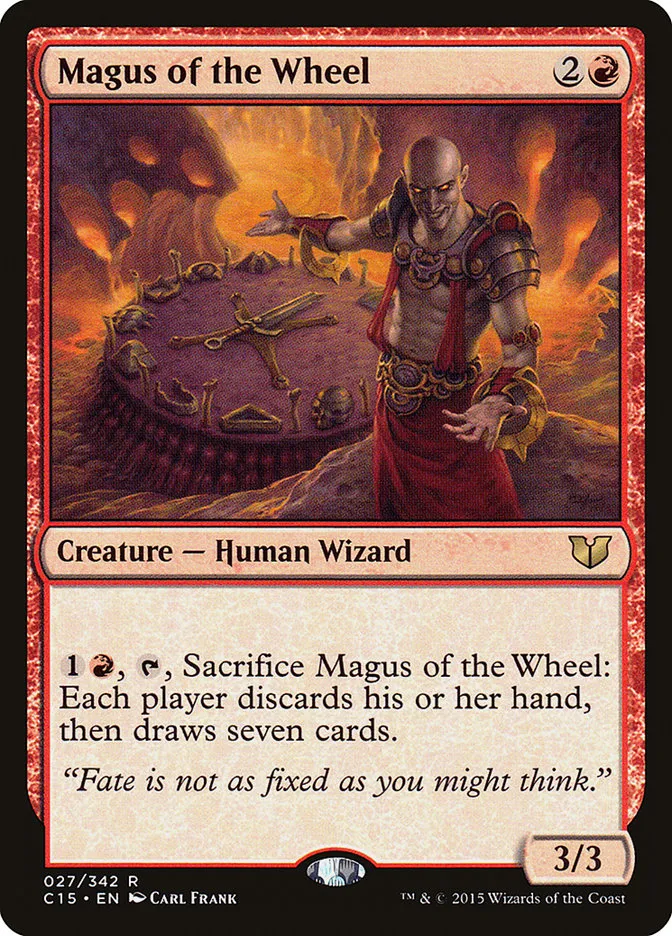 Magus of the Wheel Front Face