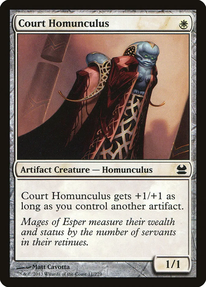 Court Homunculus Front Face