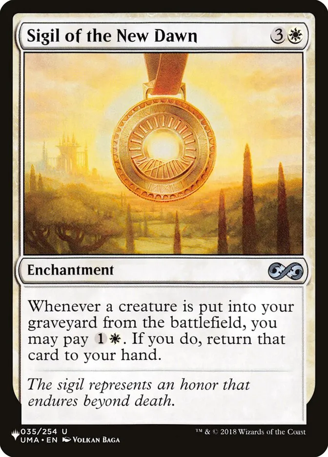 Sigil of the New Dawn Front Face