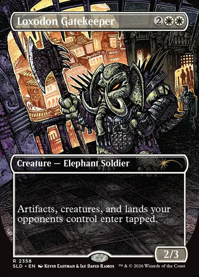 Loxodon Gatekeeper Front Face