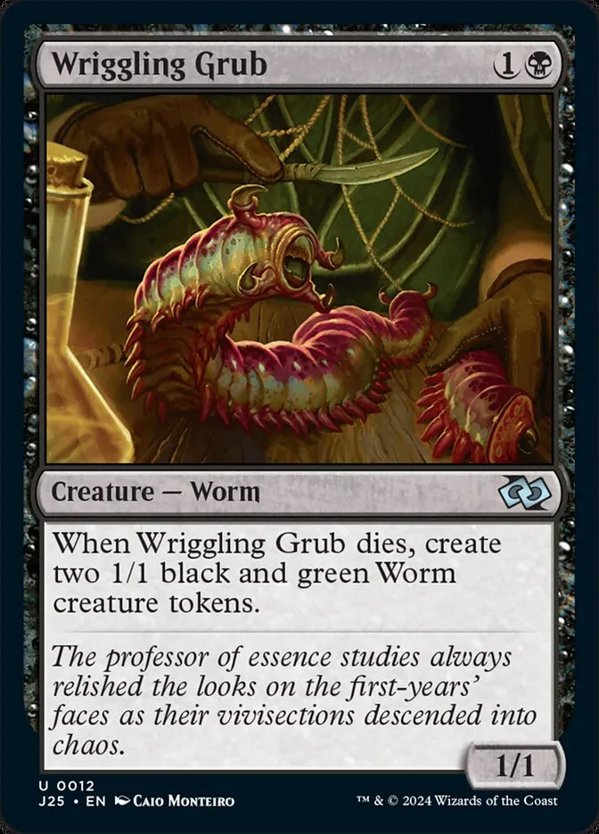 Wriggling Grub Front Face