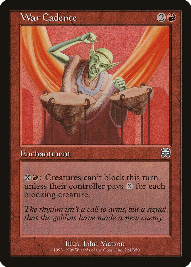 War Cadence Front Face