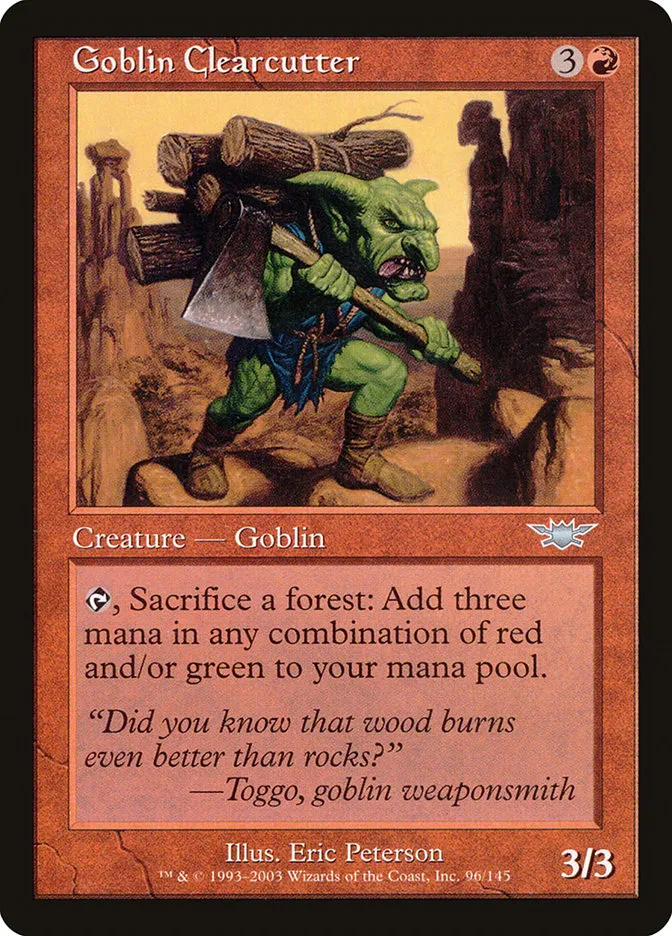 Goblin Clearcutter Front Face