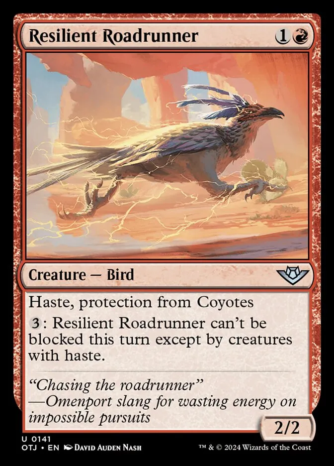Resilient Roadrunner Front Face
