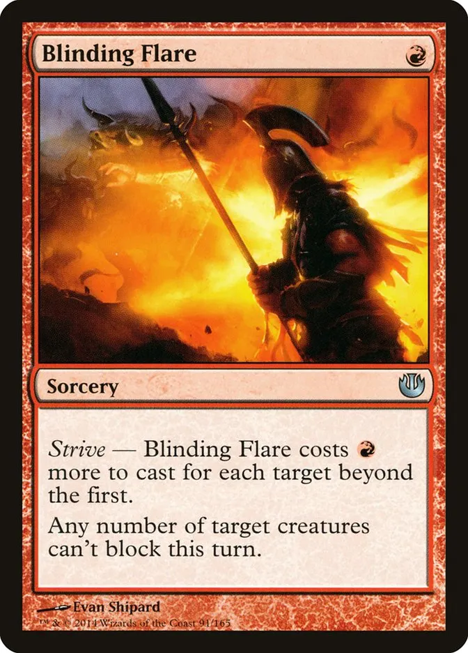 Blinding Flare Front Face