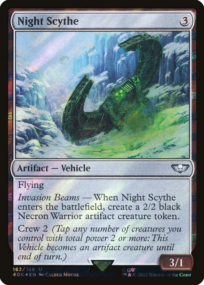 Night Scythe Front Face
