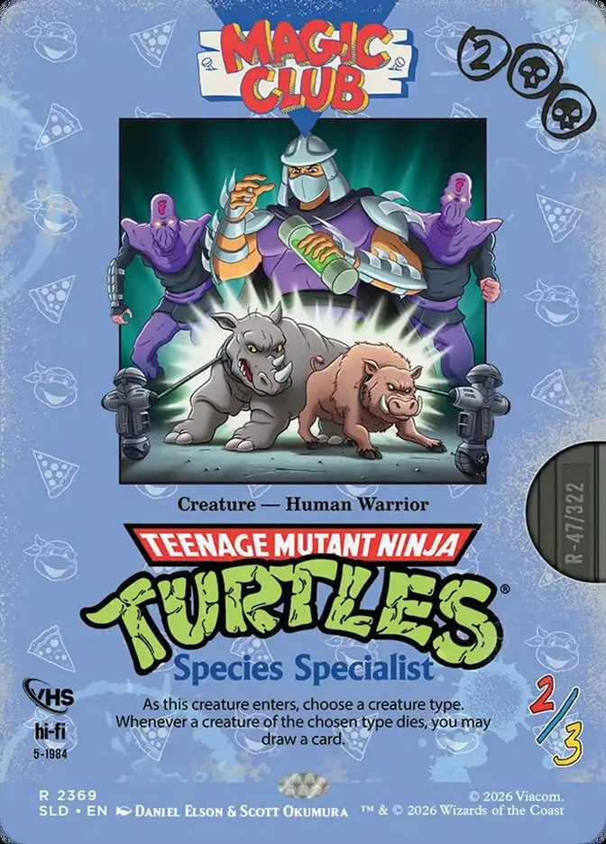 Species Specialist Front Face
