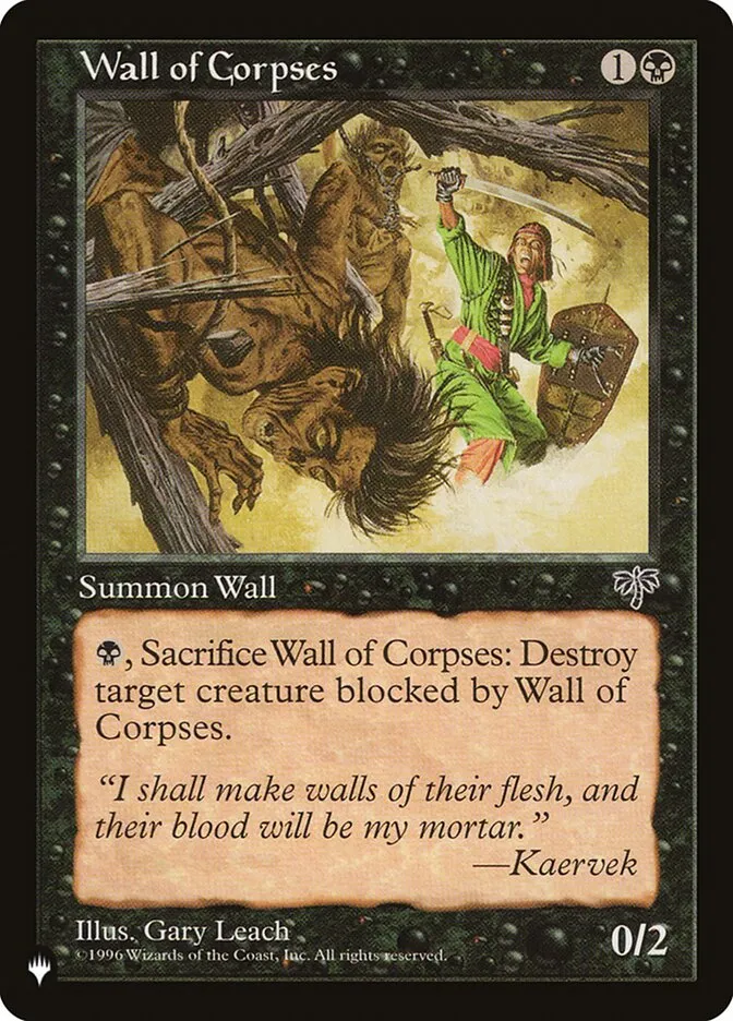 Wall of Corpses Front Face