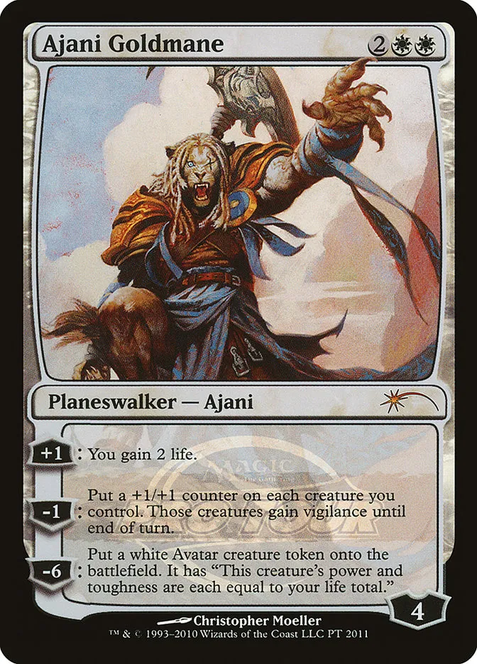 Ajani Goldmane Front Face