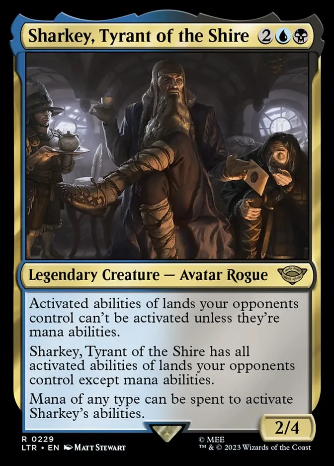 Sharkey, Tyrant of the Shire Front Face