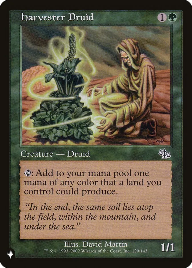 Harvester Druid Front Face