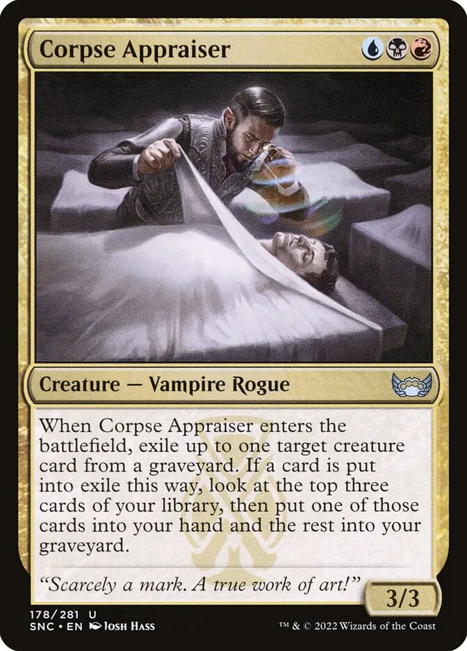 Corpse Appraiser Front Face