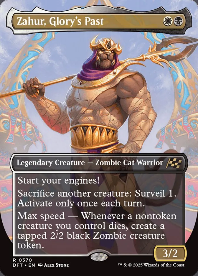 Zahur, Glory's Past Front Face