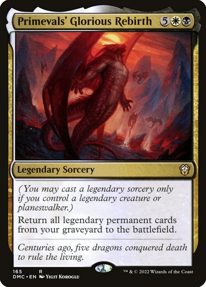 Primevals' Glorious Rebirth Front Face
