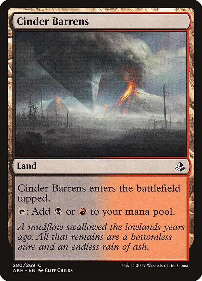 Cinder Barrens Front Face