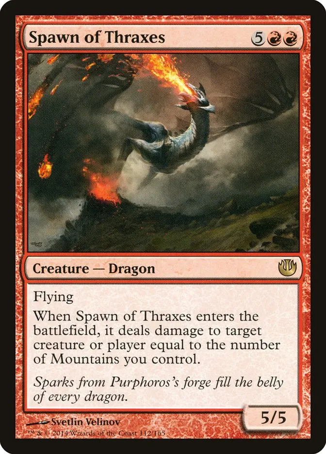 Spawn of Thraxes Front Face