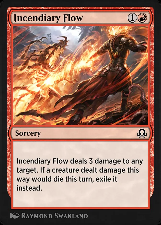 Incendiary Flow Front Face
