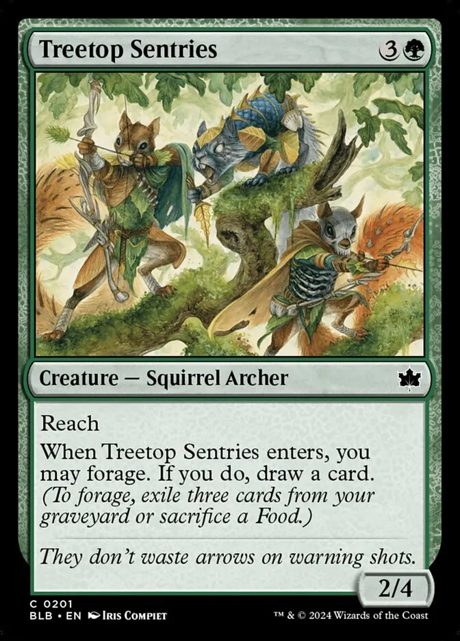 Treetop Sentries Front Face