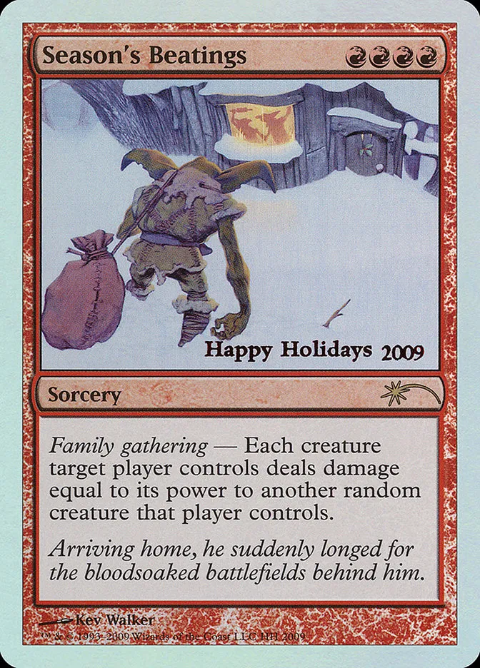 Season's Beatings Front Face