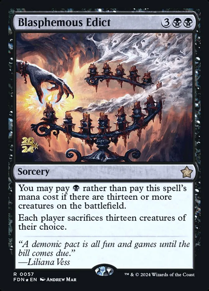 Blasphemous Edict Front Face