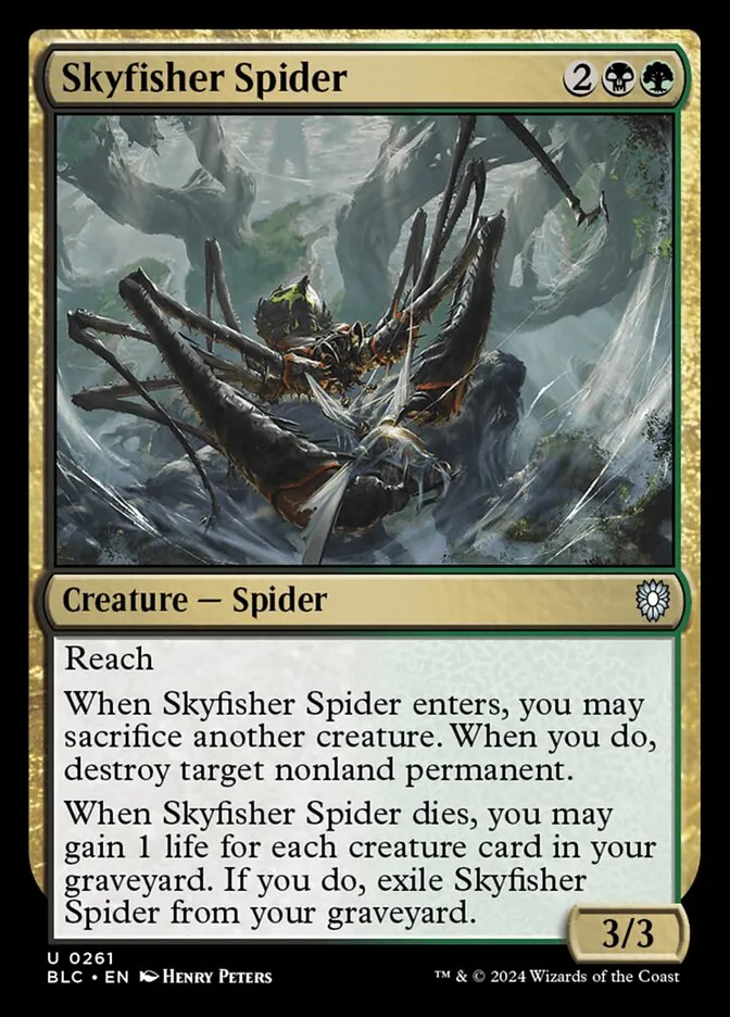 Skyfisher Spider Front Face