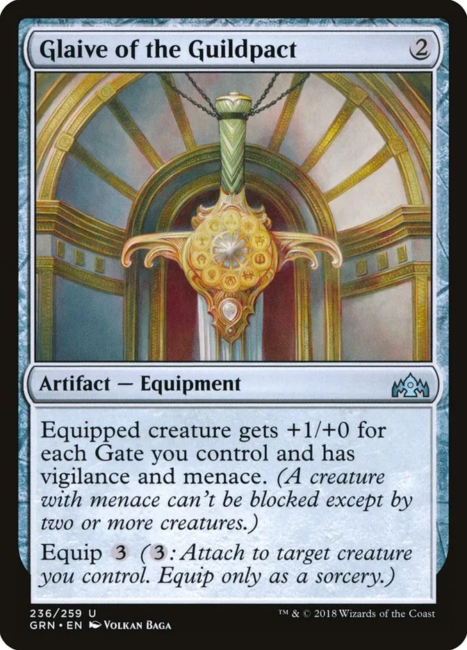 Glaive of the Guildpact Front Face