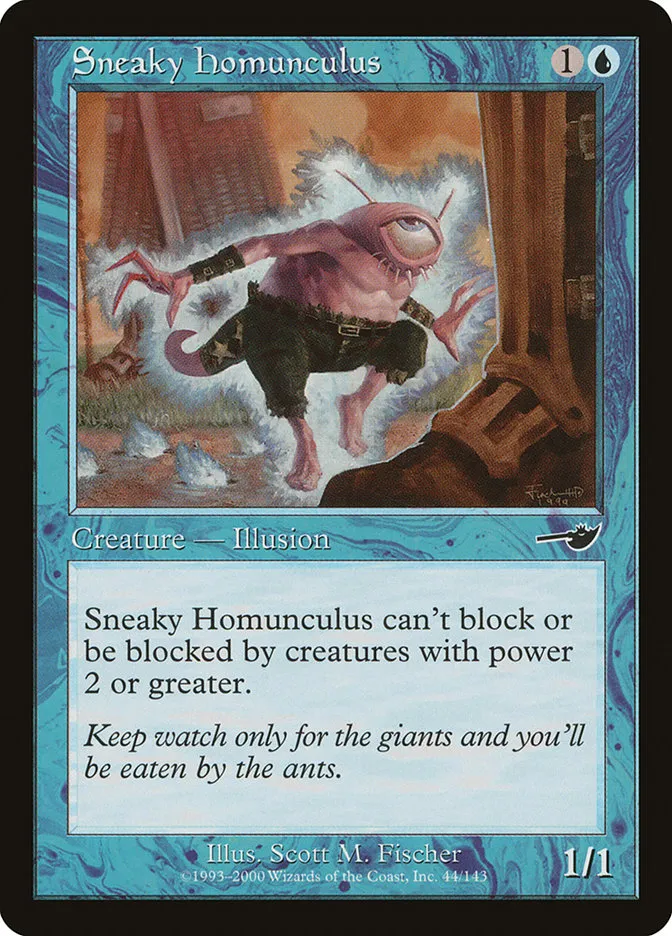 Sneaky Homunculus Front Face