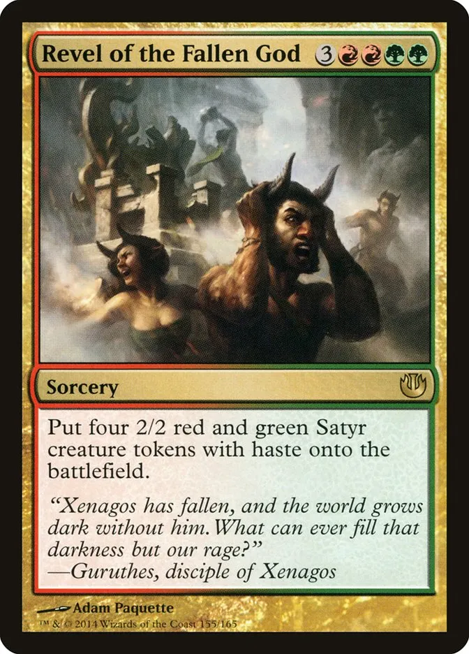 Revel of the Fallen God Front Face
