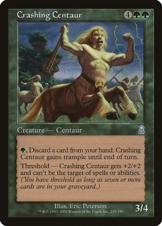 Crashing Centaur Front Face