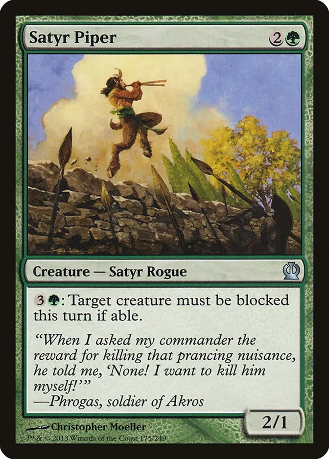 Satyr Piper Front Face