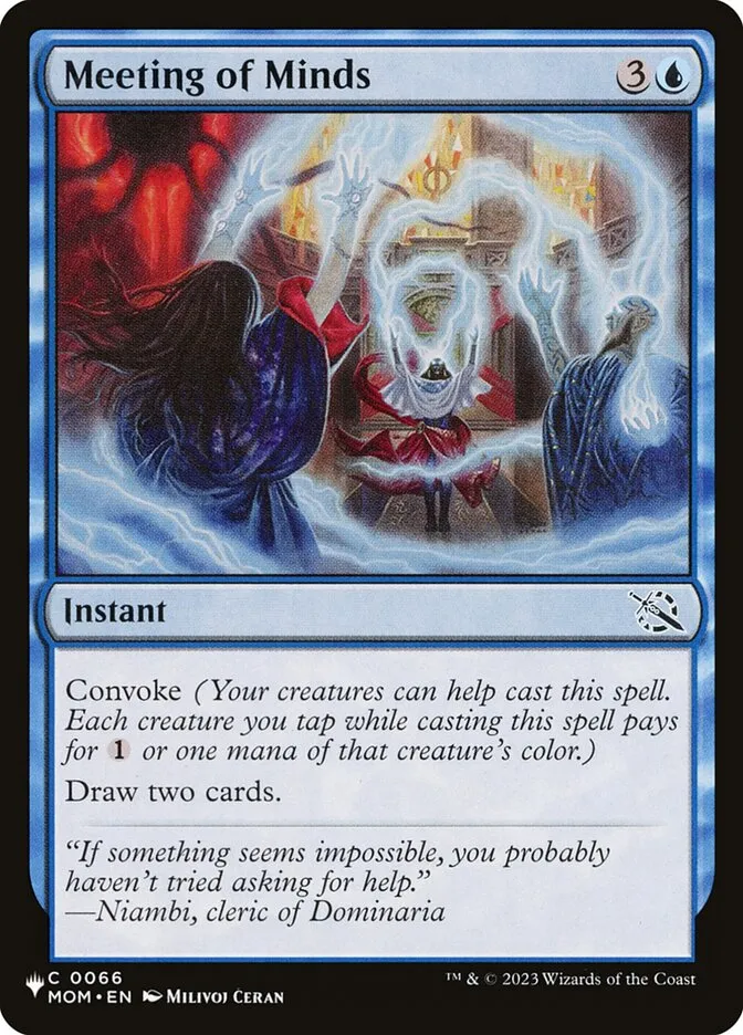 Meeting of Minds Front Face